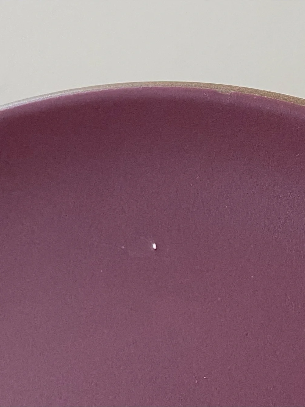 $68 New Heath Ceramics + Herman Miller Coupe Dinner Plate in Cranberry 11'' Dia